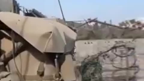 Video of Lebanese Hezbollah shelling Israeli tanks.