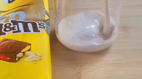 M&M Chocolate bar Milkshake