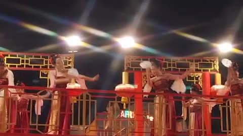 Chinese dance performance at global village dubai