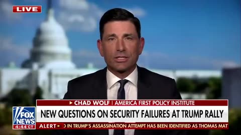 Former DHS Sec Chad Wolf: This was a 'complete security failure'