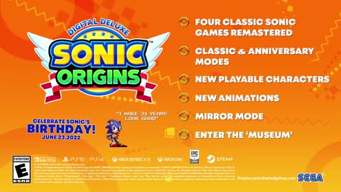 Sonic Origins - Official Launch Trailer