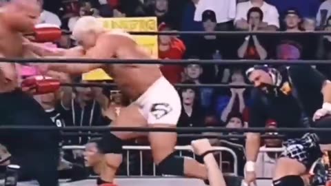 Goldberg vs Scott Steiner #wwe