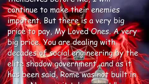 YOU ARE FIGHTING AGAINST SATAN's PLAN TO RULE THE WORLD ❤️ LoveLetter from Jesus February 20, 2017