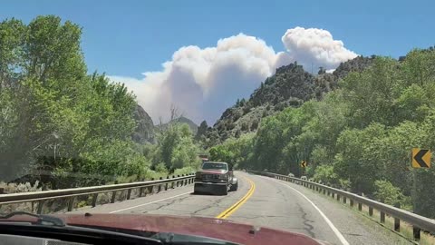 Silver King Fire Burns Piute County, Utah