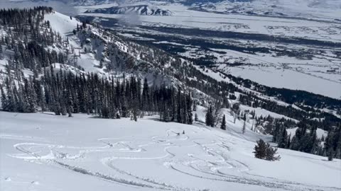 Jackson Hole Wyoming spring skiing