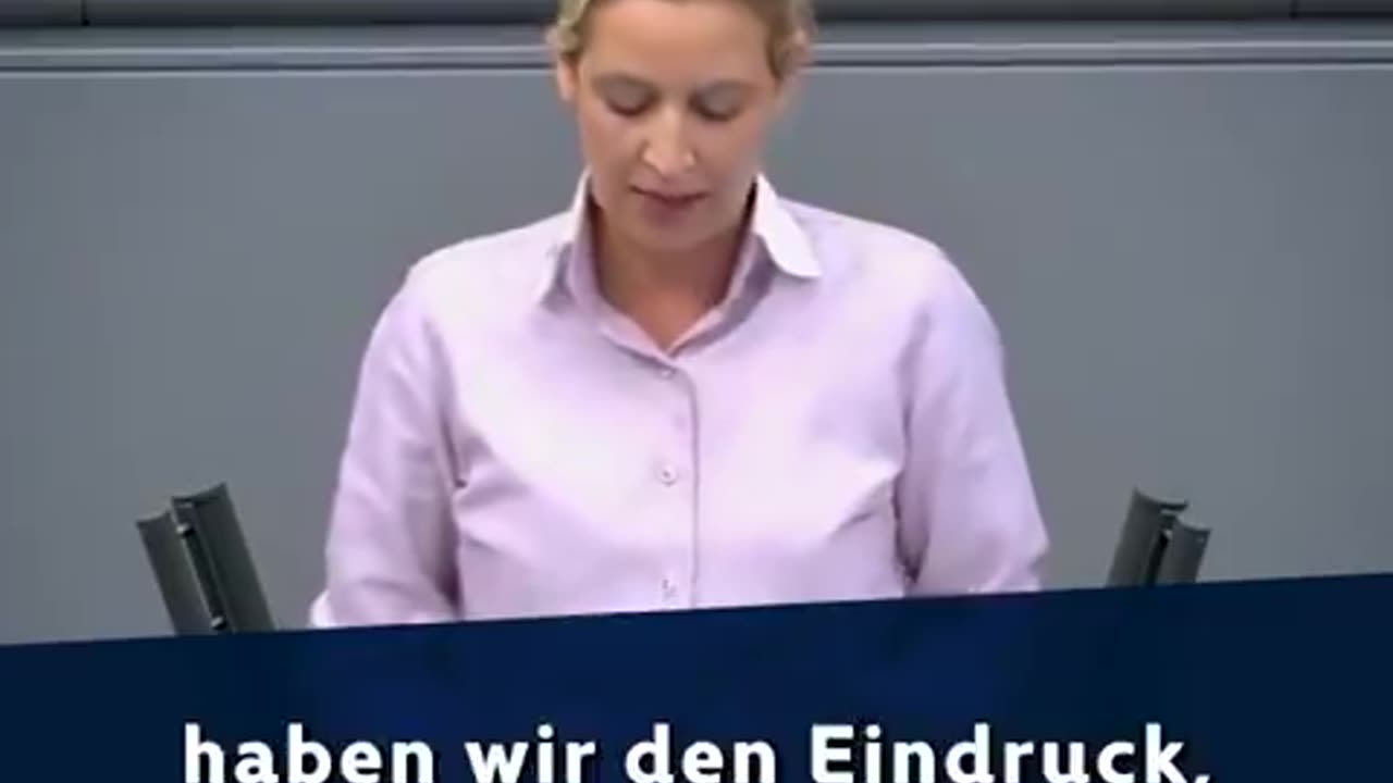 Alice Weidel - Ausschnitte aus ihren Reden im Bundestag