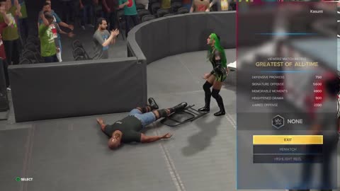 WWE 2k23_ Shotzi vs Stone Cold Steve Austin street fight _intergender _wrestling