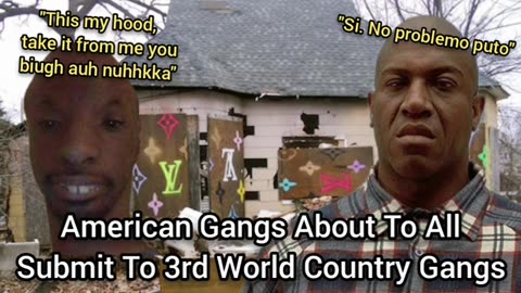 American Gangs Will Submit To 3rd World Gangs