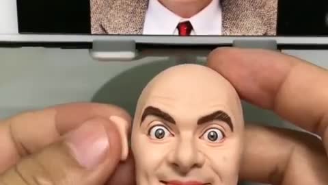 Mr bean//Clay Sculpture//The full figure sculpturing process from scratch