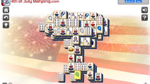 4th of July Mahjong game