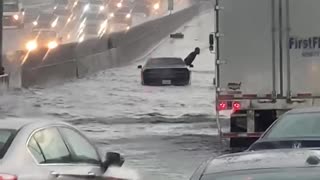 Flooded Freeway Ruins Georgian's Jordans