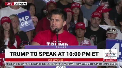 FULL SPEECH: Henry Cejudo Speaks at the Trump Rally in Las Vegas, NV - 9/13/24