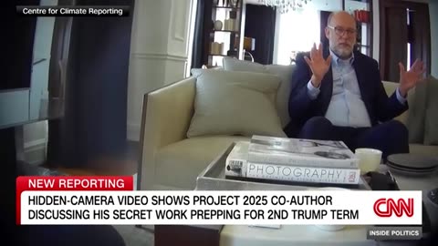 Project 2025 co-author discusses work in hidden-camera video