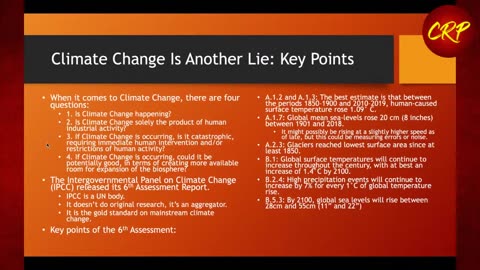 Weekly Webinar #76_ Climate Change Is Another Lie