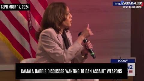 Kamala Harris Discusses Wanting To Ban Assault Weapons