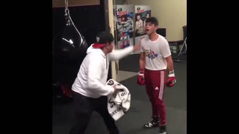 Ryan Garcia Trains With Canelo’s Team