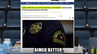 Alex Stein- I confronted the Mayor of Dallas for cheating on his wife & not condemning Dallas police sergeant Arturo Martinez who posted “Aim Better” after the Trump Assassination attempt