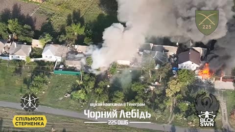 Russians Fleeing from House to House as Their Surroundings Burn