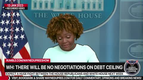 White House Wants Debt Ceiling Increase Unconditionally