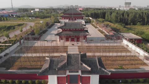 Site of ruins of ancient Zeng state 古缯国遗址 🇨🇳 (2018-09) {aerial}