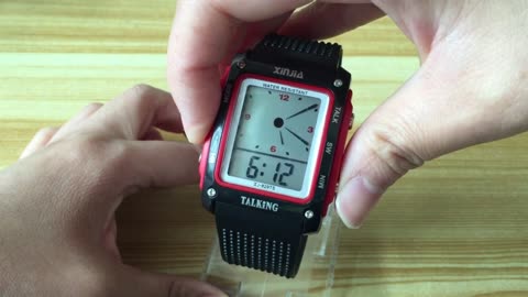 Spanish Talking Watch for the Blind and Elderly Electronic Sports Wristwatches 829T