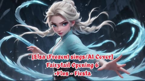 [Elsa (Frozen) sings/AI Cover] Fairy tail Opening 6 +Plus - "Fiesta"