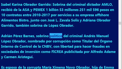 Familia López Obrador ejemplo de nepotismo y corrupción