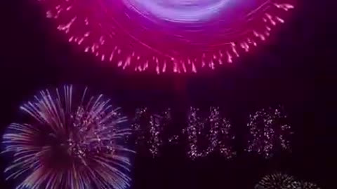 Here's some fireworks from Japan For this New Year's Eve, they did their best. 🧠