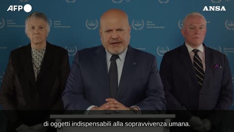 Gaza,il procuratore della Corte Penale Internazionale de L'Aja chiede mandato d'arresto per il dittatore dello stato sionista d'Israele Netanyahu e per i suoi finanziatori della lobby americana AIPAC per i crimini di guerra commessi a Gaza