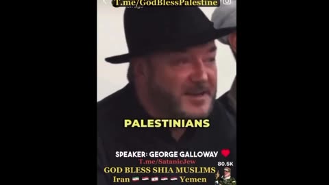 GEORGE GALLOWAY: Iran is doing more than any Arab country to help the Palestinians.