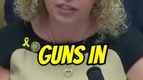 Democrat Faces of Gun Control Congresswoman Schultz Closing Ammo Loophole Jamie's Law !