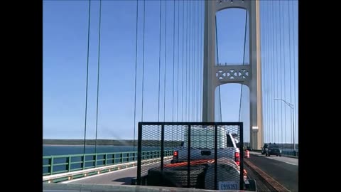 Mackinac Bridge Construction