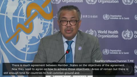 WHO Director General Tedros on the Pandemic Treaty Agreement...