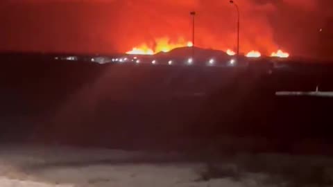 Volcano erupts near Grindavík in Iceland