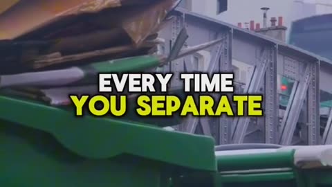 Did You Know Your Recyclables DO NOT Get Separated At The Dump Site?!