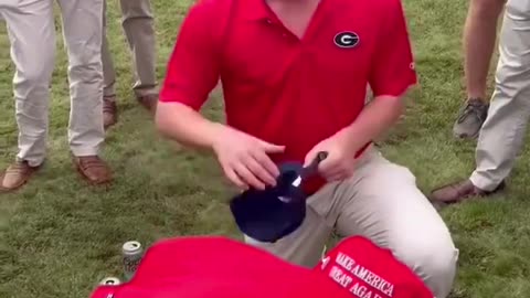 Georgia and Alabama college football fans are putting their rivalry aside for Donald Trump