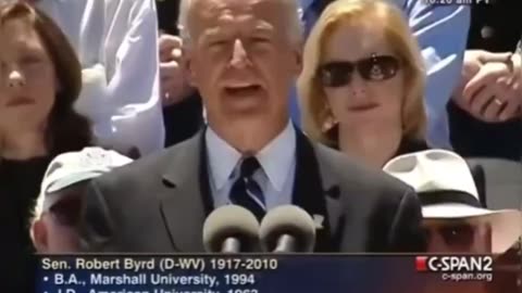 biden Giving KKK Cyclops Eulogy