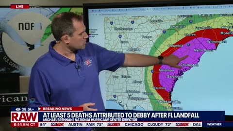 Debby's wrath leaves at least 5 dead as the tropical storm continues| LiveNOW from FOX