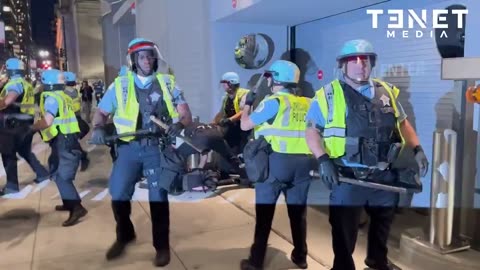 Last Night at the DNC. Two protesters arrested as targeted arrests begin