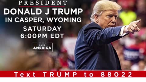 LIVE: President Donald J. Trump in Casper, Wyoming