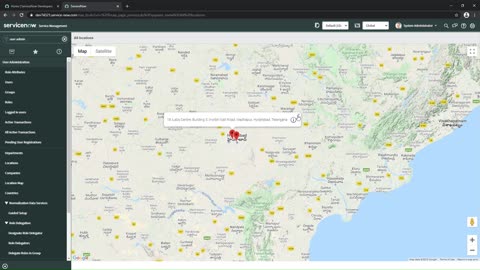 How to find the User Location Map in ServiceNow [Paris]