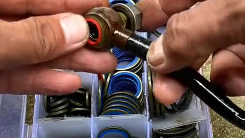 Sealing ring replacement car repair automobile maintenance