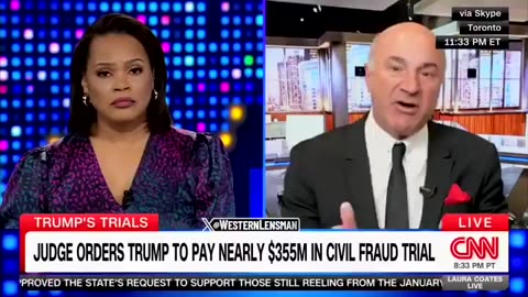 Kevin O’Leary Educates CNN Host about the Trump “Fraud” Trial