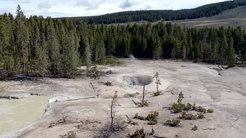 Sulphur Caldron at Yellowstone National Park