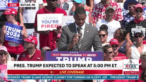 WATCH: Rico Elmore Speaks at Trump Rally in Butler, Pennsylvania - 7/13/24