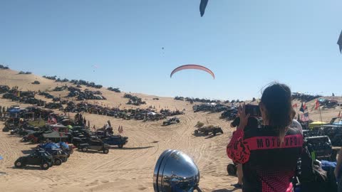 Parasail Landing Glamis Veteran's Day 2020