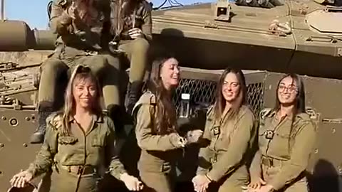 women soldiers are dancing because they completed their missions and earned extra bonuses.