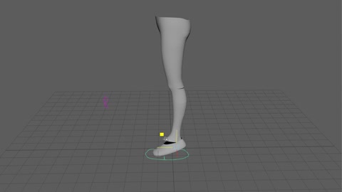 ANIMATION 3D Maya leg-rig