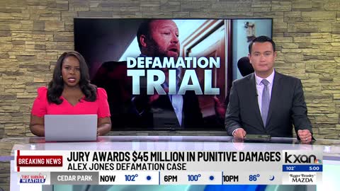 Alex Jones: Jury awards $45.2M additional punitive damages