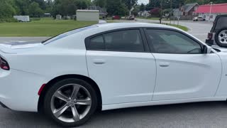 2016 Dodge Charger White Walk Around